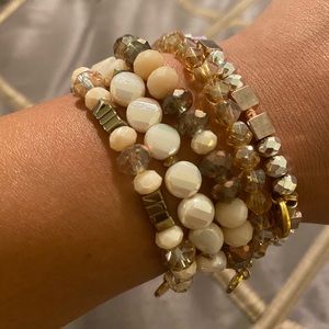 Embellish beaded bracelet stack